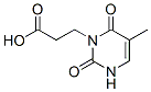 3-(2-carboxyethyl)thymine Struktur