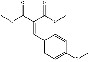 dimethyl (p-methoxybenzylidene)malonate  Struktur