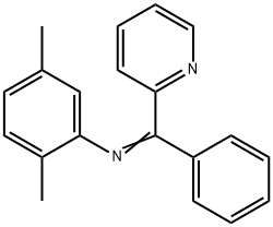 2,5-Dimethyl-N-(phenyl-2-pyridinylmethylene)benzenamine Struktur