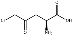 2-amino-4-oxo-5-chloropentanoate Struktur