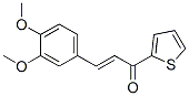 1-(2-THIENYL)-3-(3,4-DIMETHOXYPHENYL)-2-PROPEN-1-ONE Struktur