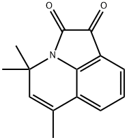 4,4,6-trimethyl-4H-pyrrolo[3,2,1-ij]quinoline-1,2-dione Struktur