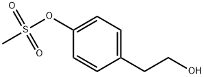 4-(2-Hydroxyethyl)phenyl Methanesulfonate Struktur