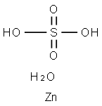 Zinc sulfate monohydrate Structure