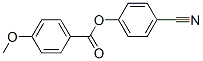 p-Methoxybenzoic acid p-cyanophenyl ester Struktur