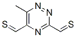 3,5-Di[thiomethyl]-6-methyl-1,2,4-triazine Struktur