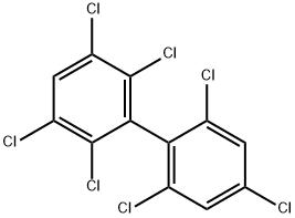 2,2',3,4',5,6,6'-HEPTACHLOROBIPHENYL Struktur