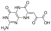 3-(2-amino-4,5,6,8-tetrahydro-4,6-dioxopteridin-7(3H)-ylidene)-2-oxopropionic acid Struktur