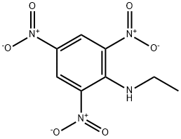 N-ethyl-2,4,6-trinitroaniline Struktur