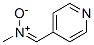 Methanamine, N-(4-pyridinylmethylene)-, N-oxide (9CI) Struktur