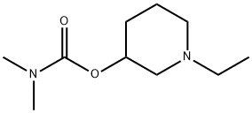 Carbamic acid, dimethyl-, 1-ethyl-3-piperidinyl ester (9CI) Struktur