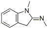 Methanamine, N-(1,3-dihydro-1-methyl-2H-indol-2-ylidene)- (9CI) Struktur