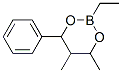 2-Ethyl-4,5-dimethyl-6-phenyl-1,3,2-dioxaborinane Struktur