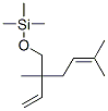 [(2-Ethenyl-2,5-dimethyl-4-hexenyl)oxy]trimethylsilane Struktur