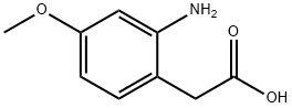 2-AMINO-4-METHOXYPHENYLACETIC ACID Struktur