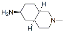 6-Isoquinolinamine,decahydro-2-methyl-,(4aalpha,6beta,8aalpha)-(9CI) Struktur