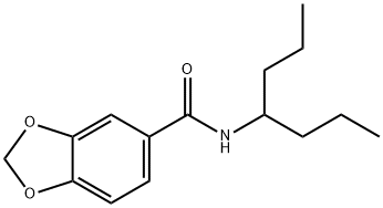 N-(HEPTAN-4-YL)BENZO(D)(1,3)DIOXOLE-5-CARBOXAMIDE Struktur