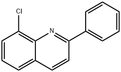 2-Phenyl-8-chloroquinoline Struktur