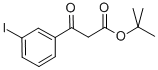 BETA-OXO-3-IODO-BENZENEPROPANOIC ACID 1,1-DIMETHYLETHYL ESTER Struktur