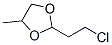 2-(2-chloroethyl)-4-methyl-1,3-dioxolane Struktur