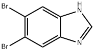 5,6-DIBROMO-1H-BENZ(D)IMIDAZOLE Struktur