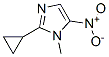 2-Cyclopropyl-1-methyl-5-nitro-1H-imidazole Struktur