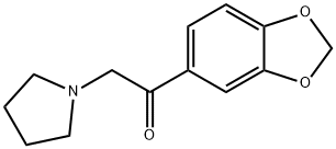 1-Benzo[1,3]dioxol-5-yl-2-pyrrolidin-1-yl-ethanone Struktur