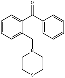 2-(THIOMORPHOLINOMETHYL)BENZOPHENONE Struktur