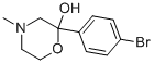 2-(4-BROMOPHENYL)-4-METHYL-2-MORPHOLINOL Struktur