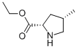 L-Proline, 4-methyl-, ethyl ester, cis- (9CI) Struktur