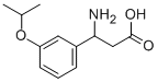 3-AMINO-3-(3-ISOPROPOXYPHENYL)PROPANOIC ACID Struktur