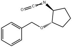 (1S,2S)-(+)-2-BENZYLOXYCYCLOPENTYL ISOCYANATE Struktur