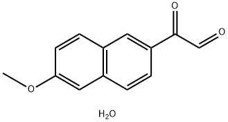 6-METHOXY-2-NAPHTHYLGLYOXAL HYDRATE Struktur