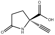 Proline, 2-ethynyl-5-oxo- (9CI) Struktur