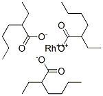 Rhodium 2-ethylhexanoate Struktur