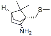 Bicyclo[2.2.1]heptan-2-amine, 7,7-dimethyl-1-[(methylthio)methyl]-, (1S,2R,4R)- (9CI) Struktur