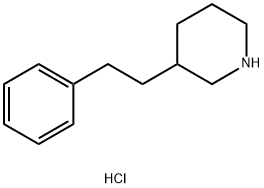 3-PHENETHYL-PIPERIDINE HYDROCHLORIDE Struktur