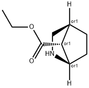 ANTI-2-AZABICYCLO[2.2.1]HEPTANE-7-CARBOXYLIC ACID ETHYL ESTER Struktur