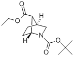 ANTI-2-BOC-2-AZABICYCLO[2.2.1]HEPTANE-7-CARBOXYLIC ACID ETHYL ESTER Struktur