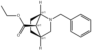 ANTI-2-BENZYL-2-AZABICYCLO[2.2.1]HEPTANE-7-CARBOXYLIC ACID ETHYL ESTER Struktur