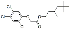 3,5,5-trimethylhexyl 2,4,5-trichlorophenoxyacetate Struktur