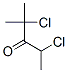 3-Pentanone,  2,4-dichloro-2-methyl- Struktur