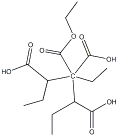 tetraethyl propane-1,2,2,3-tetracarboxylate Struktur