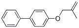 4-[(2-Methyl-2-propenyl)oxy]-1,1'-biphenyl Struktur