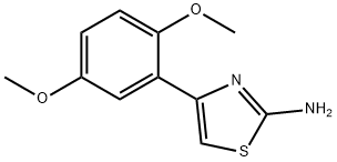 4-(2,5-DIMETHOXY-PHENYL)-THIAZOL-2-YLAMINE Struktur