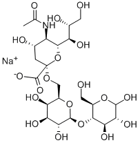 6'-N-ACETYLNEURAMIN-LACTOSE SODIUM SALT Struktur