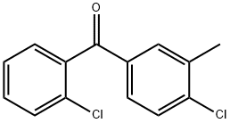 2,4'-DICHLORO-3'-METHYLBENZOPHENONE Struktur