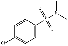 p-chloro-N,N-dimethylbenzenesulphonamide Struktur