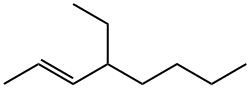 (E)-4-Ethyl-2-octene Struktur