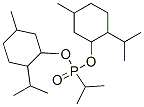 (1-Methylethyl)phosphonic acid bis[5-methyl-2-(1-methylethyl)cyclohexyl] ester Struktur